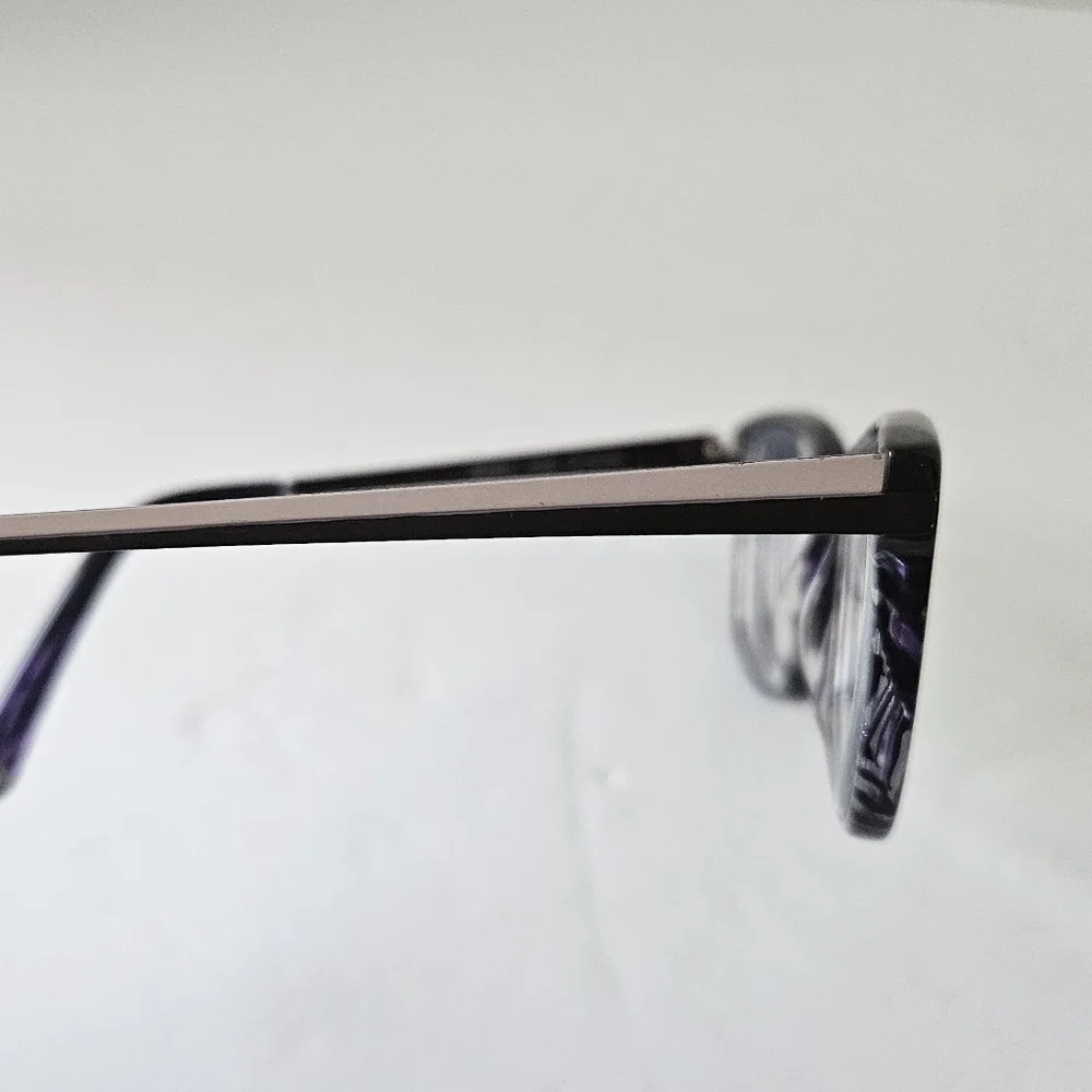 Mizyake Couture MC 4239 purple stainless‎ steel eyeglass frames